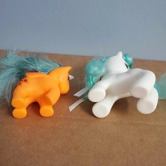 My Little Pony Toys | White Unicorn Teal Hair | Orange Unicorn Teal Hair - Picture 3 of 4
